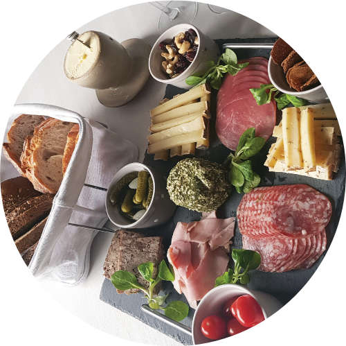 Plateau de charcuterie et de fromage